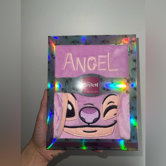 Angel notebook pink Disney stitch angel notebook new soft pink cute soft - Picture 1 of 11